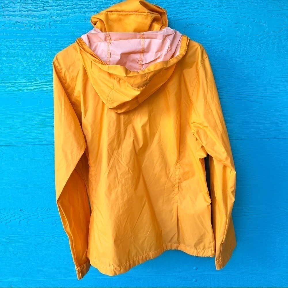 COLUMBIA SWITCHBACK III RAIN WIND WATERPROOF HOOD JACKET SIZE XL YELLOW NWT - Picture 3 of 12